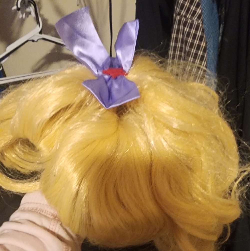 Rainbow Brite costume wig